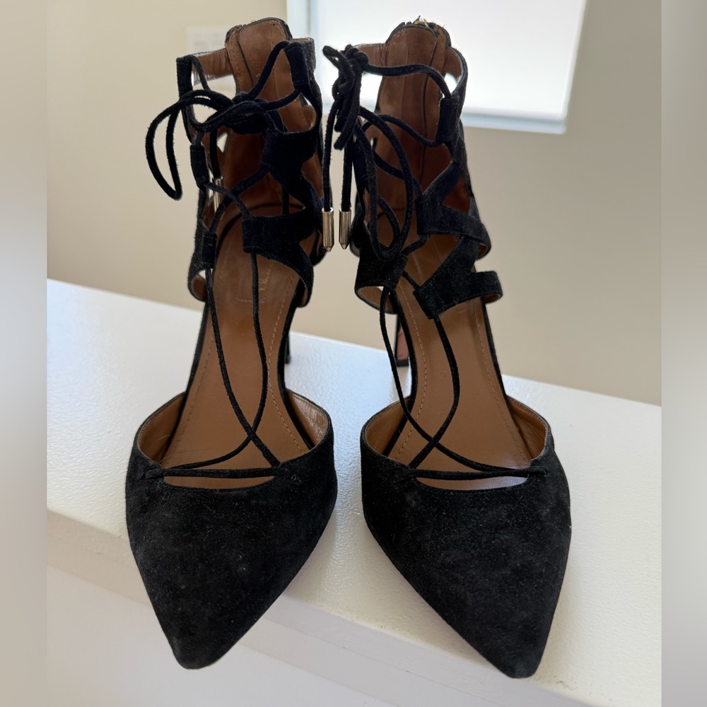 Aquazurra Lace-Up 75 Heel